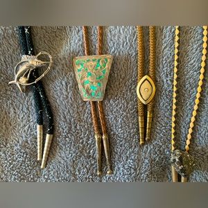 Bolo Ties-Vintage-Lot of 4